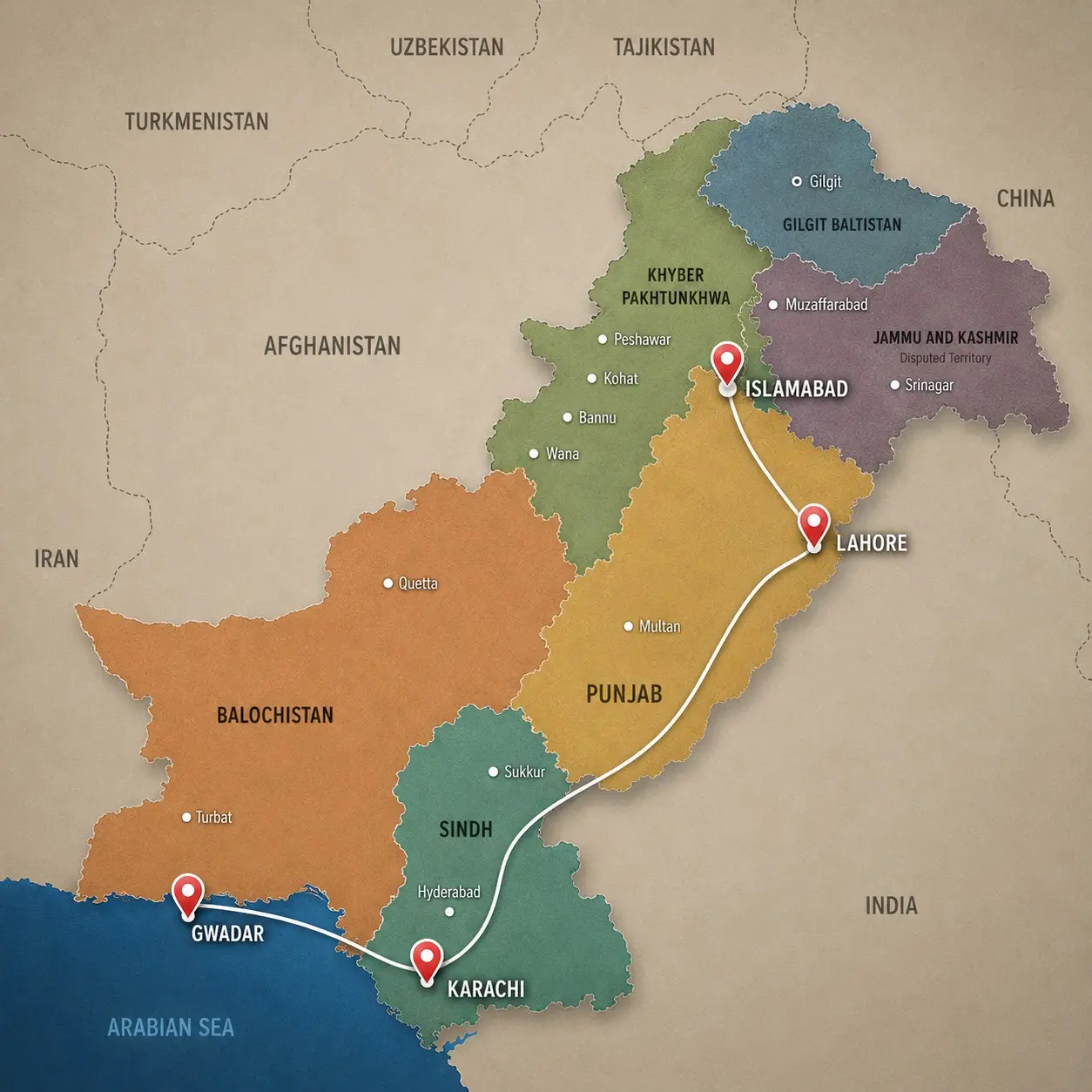 High-profile visitor protection and secure tourism mobility in Pakistan case study