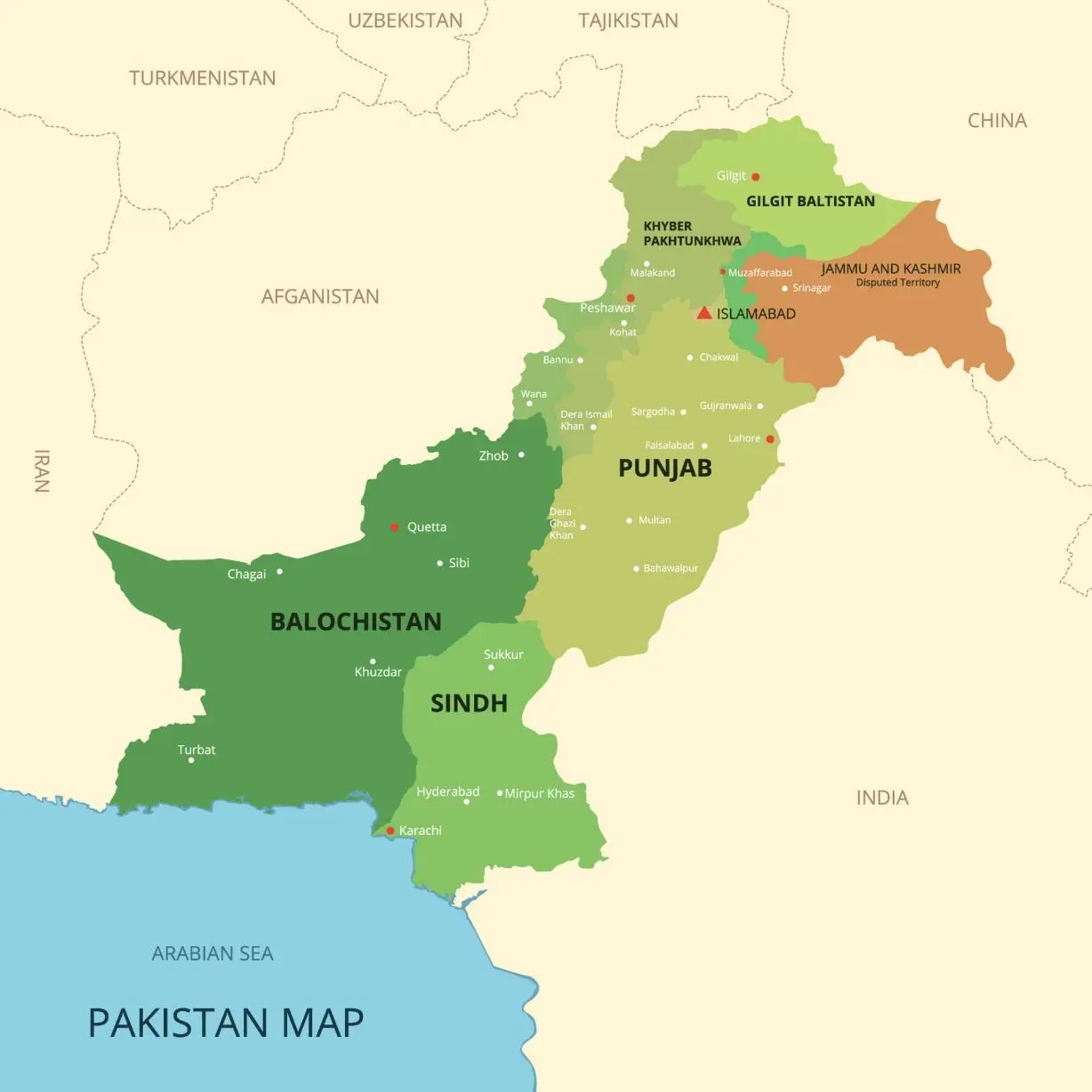 High-profile visitor protection and secure tourism mobility map in Pakistan